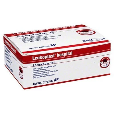 BSN Leukoplast hospital 2,50 cm x 9,2 m 6 Stück Rollenpflaster,
