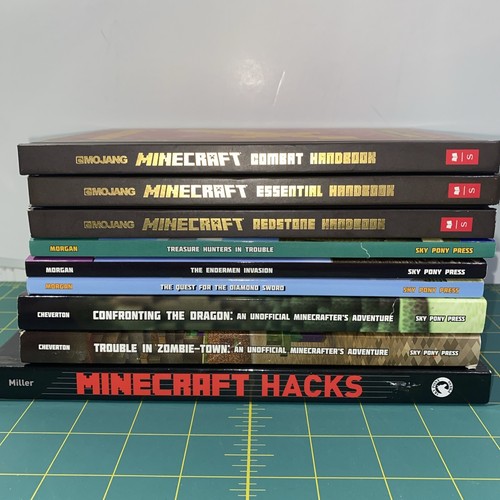 Menge 9 MINECRAFT Bücher Hacks, Handbücher, Abenteuer Scholastic Sky Pony Presse - Bild 2 von 8