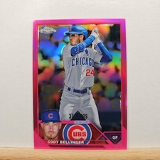 2023 Topps Chrome Baseball Cody Bellinger base MAGENTA refractor 377/399 # 21