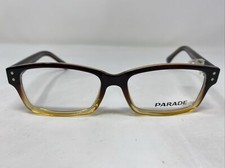 Parade Eyewear PQ1714 BROWN 52-17-145 Plastic Full Rim Eyeglasses Frame ZS77