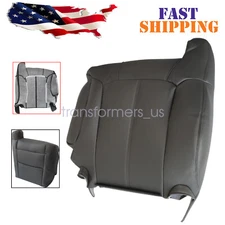 Replacement Driver Lean Back Seat Cover Graphite Gray Fits 1999-2002 GMC Sierra