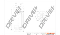 Dr!ve+ DP1110.13.0049 Kraftstofffilter FÜR Alpina BMW Land Rover Opel