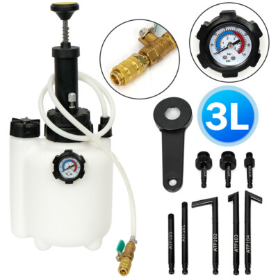 #ad #ad 3L Transmission Oil Filling Tool System Fluid Pump Manual 8x ATF Adaptors $34.19