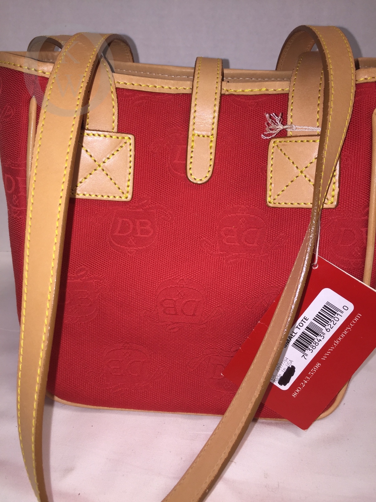 NWT*Dooney & Bourke*RED*Small*Tote*Shoulder Bag/Purse/Handbag 17120D