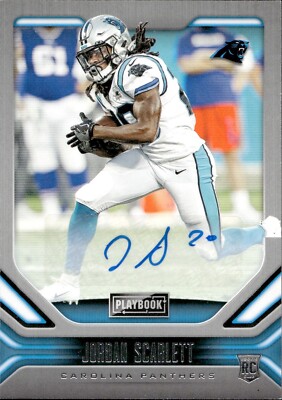 Jordan Scarlett - Auto - Rookie - 2019 Panini Playbook #165