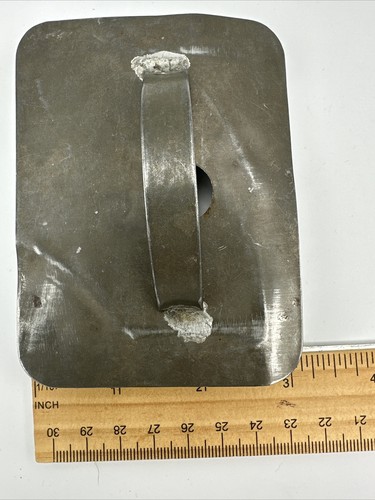 Bird Flat Back Tin Cookie Cutter Primitive Antique Metal Bird Animal 4"x3” - Picture 9 of 9
