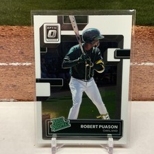 2022 Donruss Optic Baseball Robert Puason Rated Prospect #RP-11 Athletics