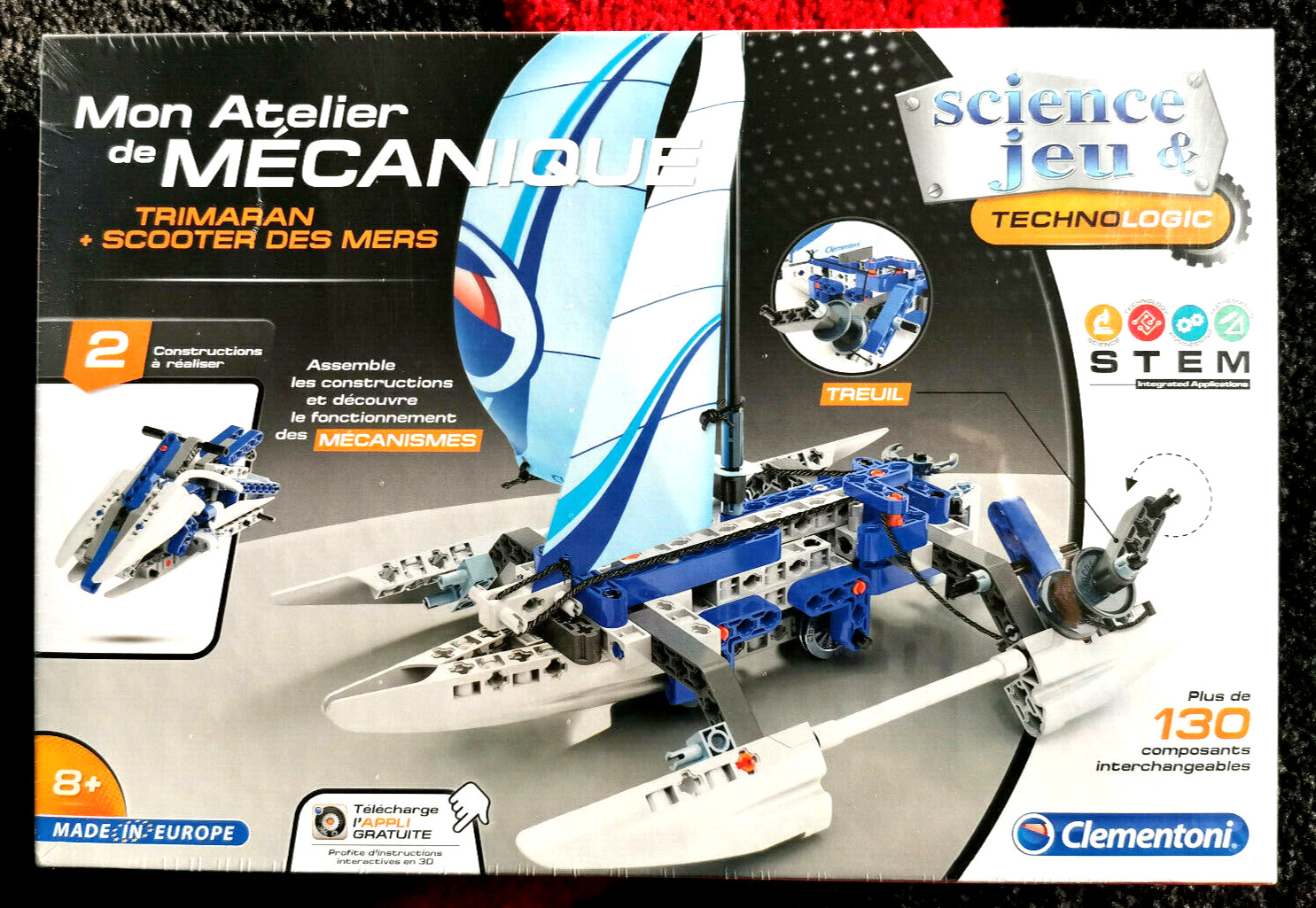 Jeu Clementoni Mon Atelier de Mécanique pour Apprendre la Science et Elever des Triops à la Maison