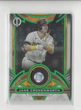 2023 Tribute Stamp Of Approval Green Jake Cronenworth JERSEY Padres /99 