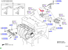 TOYOTA HIGHLANDER MK4 Vanne EGR 2562024050 NEUF ORIGINE