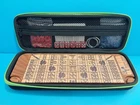 MICHAUD TOYS DICE POKER HANDCRAFTED WOOD GAME BOARD WITH CARRYING CASE CANADIAN