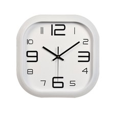  12 Inch Plastic Wall Clock Clocks for Living Room Decorative Dial