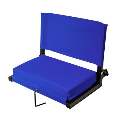 Outdoor Leisure Products 21'' folding stadium chair in blue Blue
