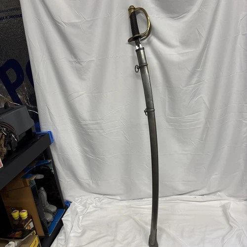Civil War Cavalry Sabre Sword Scabbard ADK AMESMFGC2 1860 1862 Chicopee MASS