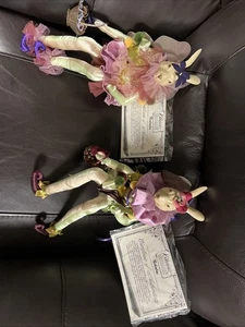 Katherine’s Collection Two Rabbit Ballerina Dolls W/ Certificate Of Authenticity
