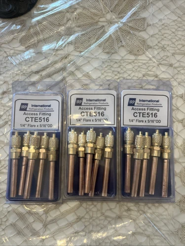 IRP Access Fitting  СТE516  1/4" Flare X 5/16” OD 3 packs of 5 Fittings
