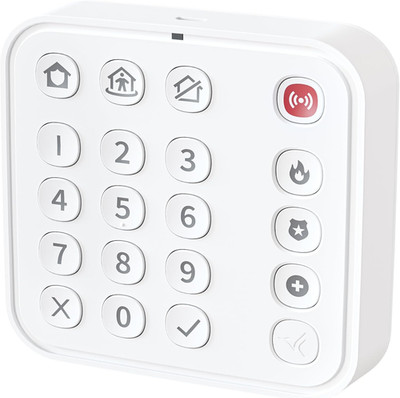 Wire-Free Keypad for  Home Security System - Certified Accessory - Alarm Keypad,