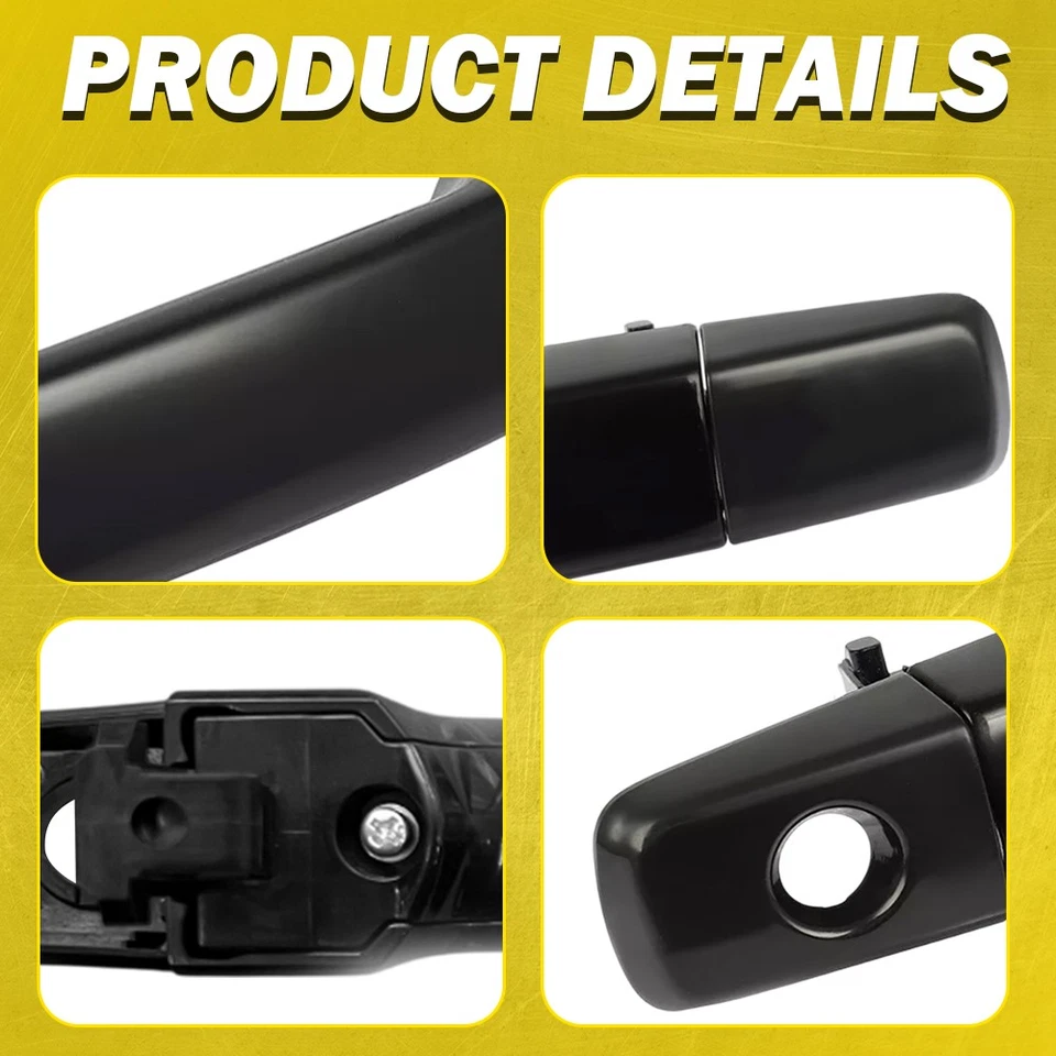 Manija de puerta exterior delantera izquierda/derecha para 05-08 Nissan Frontier 05-15 Xterra S Foto 3 de 4