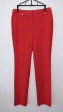 Anne Klein NWT Red Slim Leg Trousers Office Core Power Dressing Career Pants 29