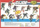 1994 GI Joe figure/vehicle CATALOG insert Street Fighter Cobra Scorpion JTC P982