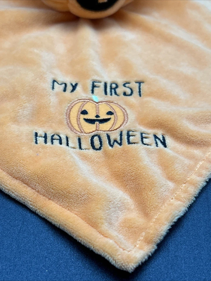 Baby Starters Halloween Lovey My First Jack Of Lantern Pumpkin Orange 2023 Satin - Изображение 3 из 4