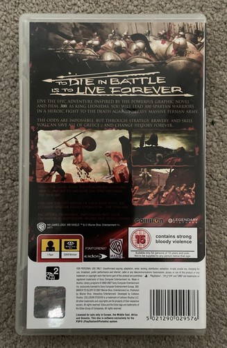 300: March To Glory Sony PlayStation PSP Videospiele UMD Disc - Komplett - Bild 3 von 3