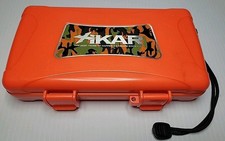 Xikar Orange 5 Cigar 5 Travel Locking Humidor New Other 
