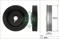 Schaeffler INA 544 0054 10 Riemenscheibe Kurbelwelle Passend FüR Nissan