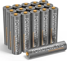 AAA Rechargeable Batteries PRO 1100mAh  POWEROWL High-Capacity
