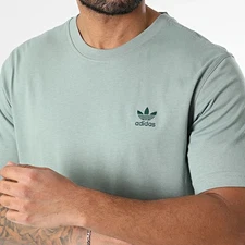 NEW MENS ADIDAS ORIGINALS ESSENTIALS TREFOIL TEE SHIRT~SIZE 2XL  #JC9993  GREEN