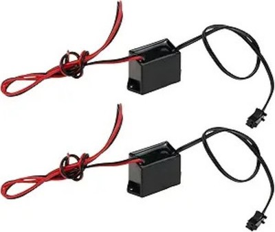 2 Pcs DC 12V EL Wire Inverter, 1-5M Electroluminescent Driver Unit for Neon Glow