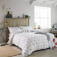 Image of Joules Duvet Cover Kingsize Garden Dogs Cotton