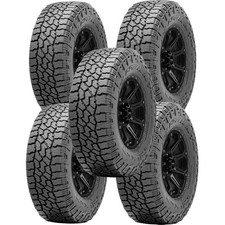 Qty 5 24565r17 Falken Wildpeak At4w 111t Xl Black Wall Tires