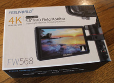 OPEN BOX - Feelworld 4K Video Monitor - FW568 V2 5.5"
