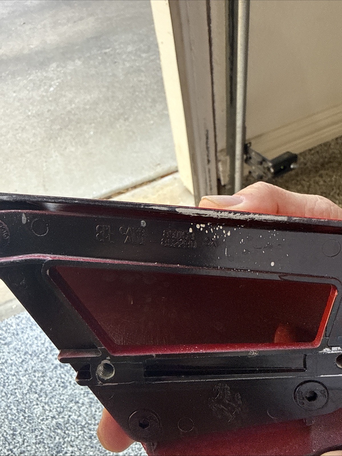 Ferrari F8 ,LEFT LATERAL  WING ,OEM FERRARI P/N 891163