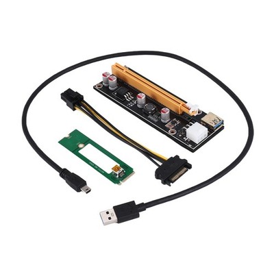 NGFF M.2 M SchlüSsel zu USB 3.0 PCI-E Riser Karte M2 zu USB 3.0 PCIE 16X 1X2253