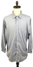 Brooks Brothers Classic Fit Dress Shirt 18-35 Blue Non-Iron Supima Cotton