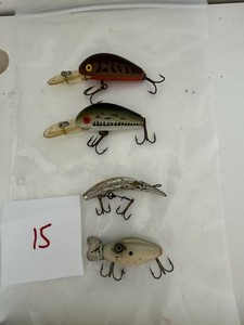 Old Mixed Vintage Lures Lot Of 4 #15