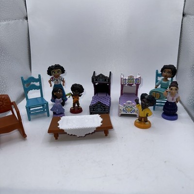 Disney Encanto Lot of 12 Figures,House Furniture  3 , cake toppers