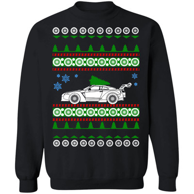 Nissan Widebody JDM R35 GTR Ugly Christmas Sweater Sweatshirt sweatshirt