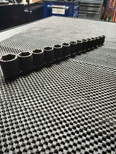 SNAP ON TOOLS USA 14Pc 3/8" Drive Metric Shallow Impact Socket Set 214IMFMYA