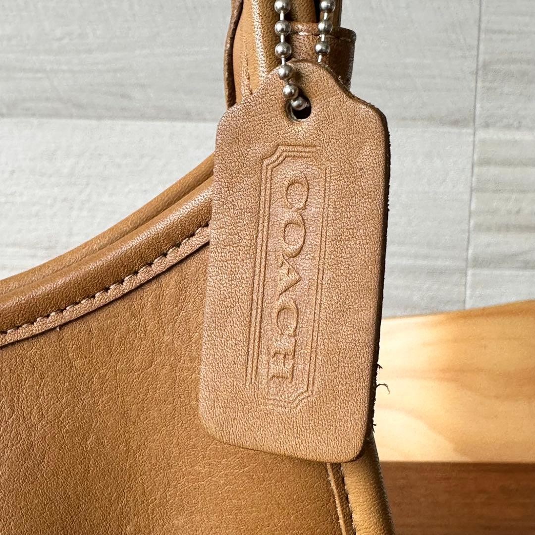 COACH Single Top Handle Bag Handbag 4106 Leather Light Brown Old Coach Vintage thumbnail 5
