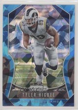 2019 Panini Prizm Blue Ice Prizm 38/99 Tyler Higbee #241 jn1