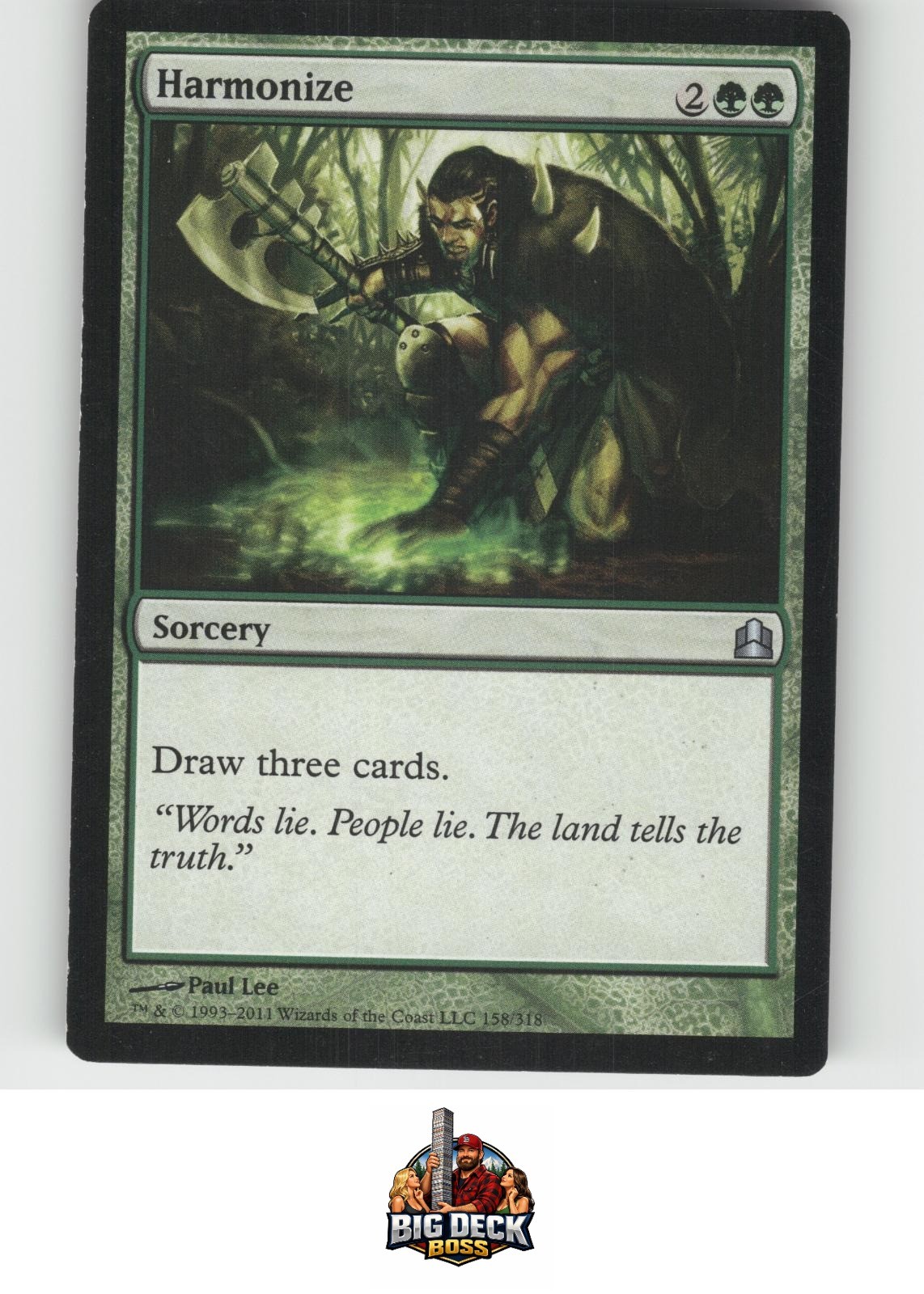 Harmonize Commander Uncommon 158 MTG Moderately Played