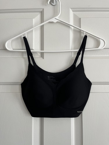 Neiwai Barely Zero Fixed Cup Wavy Black Bra | Size Small