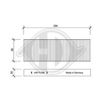 1X Filter, Innenraumluft Diederichs DCI0086 Passend FüR Honda