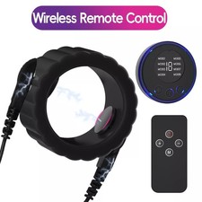 Electric Penis Extender Stretcher Sleeve Penis E-Stim Enhancer Enlarger Set NEW