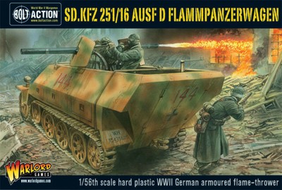 Warlord Games 402012006 1:56 Sd.Kfz 251/16 Ausf D Flammenpanzerwagen