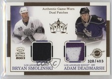 2002 Pacific Crown Royale /403 Bryan Smolinski Adam Deadmarsh #12 Dual Patch 2a8