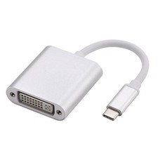 Type-C to DVI Video USB-C 4k Adapter Extended USB 3.1 HDTV Converter Connector